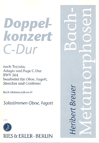 Doppelkonzert C-Dur  für Oboe/Fagott/Streicher/Continuo  