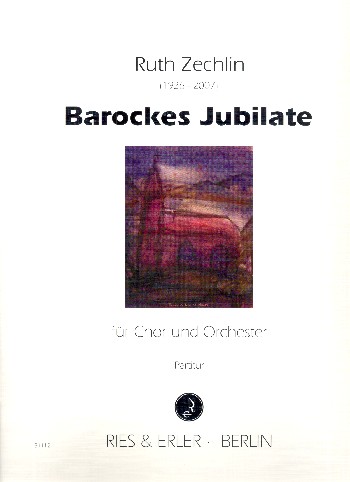 Barockes Jubilate  für gem Chor und Orchester  Partitur (lat)