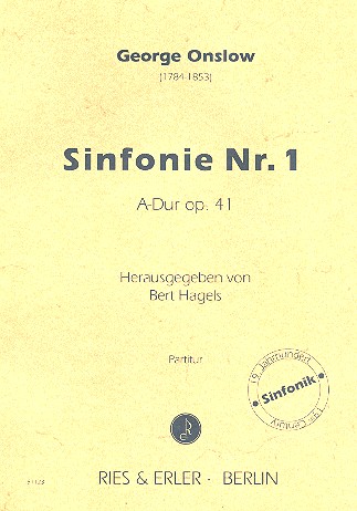 Sinfonie A-Dur Nr.1 op.41 Partitur    