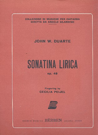 Sonata lirica op.48&nbsp;&nbsp;per chitarra&nbsp;&nbsp;