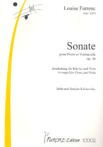 Sonate B-Dur op.46  für Violoncello und Klavier  Viola und Klavier (Bearbeitung)