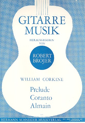 Prelude Coranto Almain  für Gitarre  