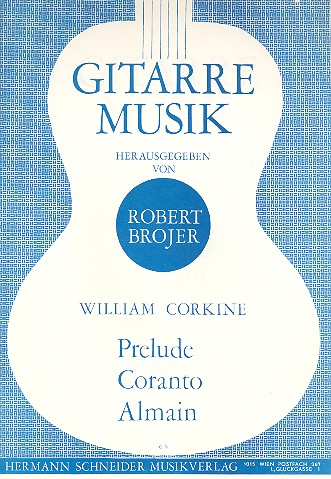 Prelude Coranto Almain&nbsp;&nbsp;für Gitarre&nbsp;&nbsp;