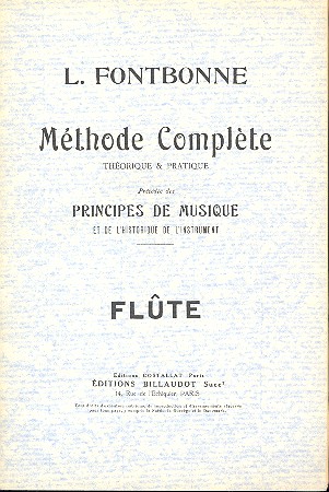 Méthode complète pour flute&nbsp;&nbsp;&nbsp;&nbsp;