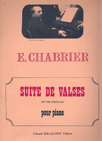 Suite de valses op.posth.   pour piano  