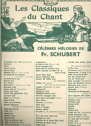 Le menetrier op.89,24&nbsp;&nbsp;für Gesang und Klavier (dt/frz)&nbsp;&nbsp;