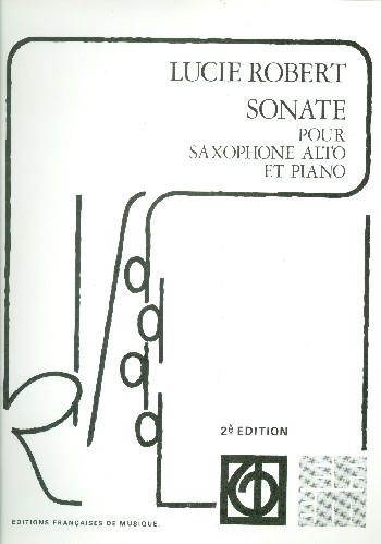 Sonate&nbsp;&nbsp;pour saxophone alto et piano&nbsp;&nbsp;