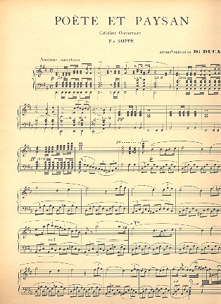 Poète et Paysan  pour accordéon  