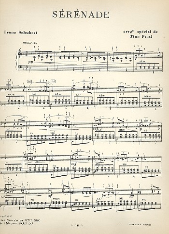 Sérénade&nbsp;&nbsp;pour accordéon&nbsp;&nbsp;
