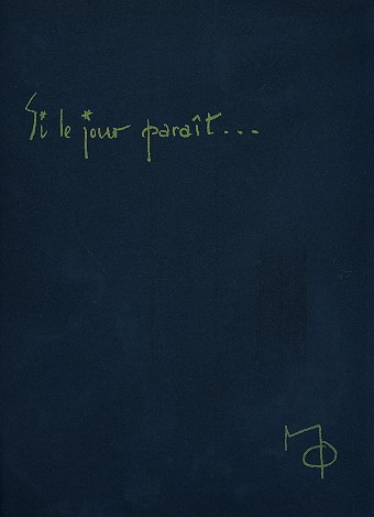 Si le jour paraît no.2 - Enueg pour&nbsp;&nbsp;guitare à 10 cordes&nbsp;&nbsp;