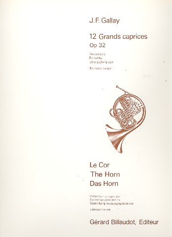 12 grands caprices op.32 pour cor    