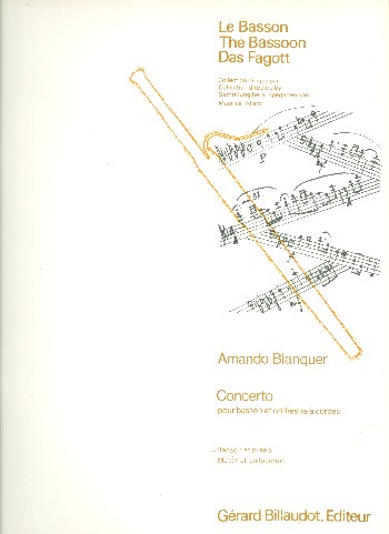 Concerto pour basson et orchestre à cordes&nbsp;&nbsp;pour basson et piano&nbsp;&nbsp;