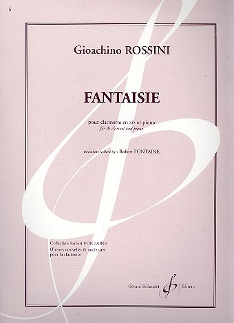 Fantaisie pour clarinette et piano    