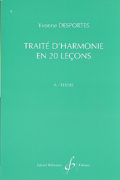 Traité d'harmonie en 20 lecons vol.A&nbsp;&nbsp;textes&nbsp;&nbsp;