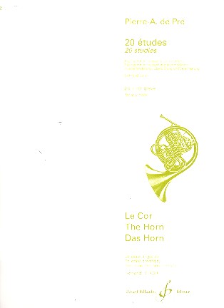 20 Etudes . pour cor grave&nbsp;&nbsp;&nbsp;&nbsp;