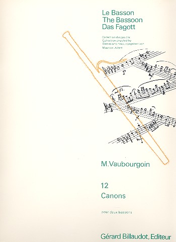 12 Canons  pour 2 bassons  partition