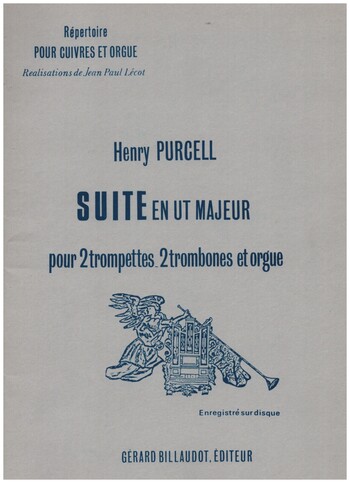 Suite en ut Majeur&nbsp;&nbsp;pour 2 trompettes, 2 trombones et orgue&nbsp;&nbsp;partitions et parties