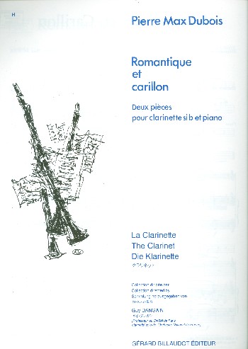 Romantique  et  Carillon  pour clarinette et piano  