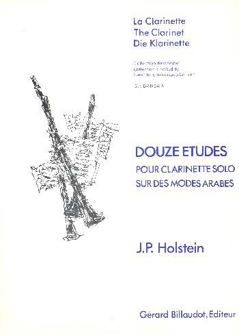 12 Études sur des modes arabes  pour clarinette  