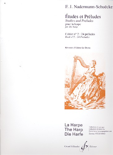 Etudes et Préludes vol.2 (24 préludes)  pour la harpe  