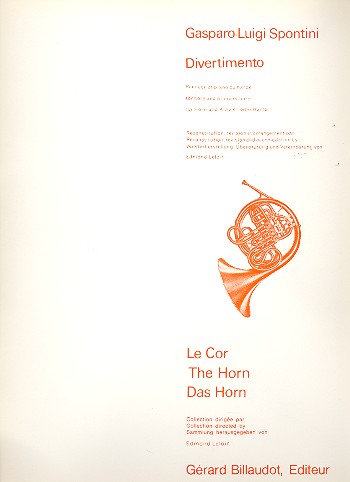 Divertimento pour cor et harpe (piano)&nbsp;&nbsp;parties&nbsp;&nbsp;