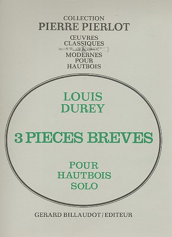 3 pieces breves op.115  pour hautbois seul  