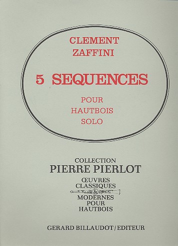 5 Sequences pour hautbois&nbsp;&nbsp;&nbsp;&nbsp;
