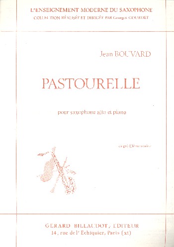 Pastourelle  pour saxophone alto et piano  