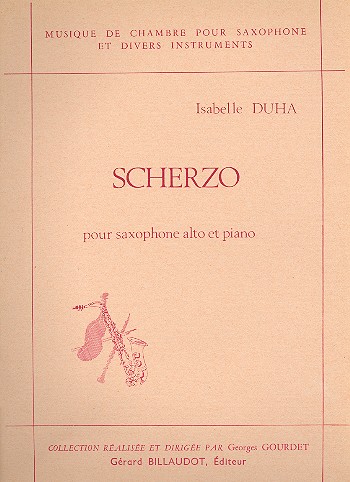 Scherzo&nbsp;&nbsp;pour saxophone alto et piano&nbsp;&nbsp;
