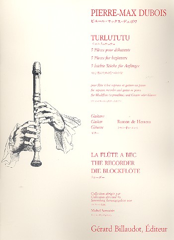 Turlututu pour flute â bec soprano  et guitare (piano)  parties