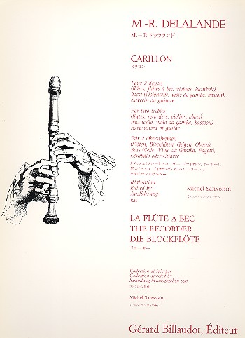 Carillon  pour  flûtes à bec (fl, vl, ob), basse et clavecin ou guitare  parties