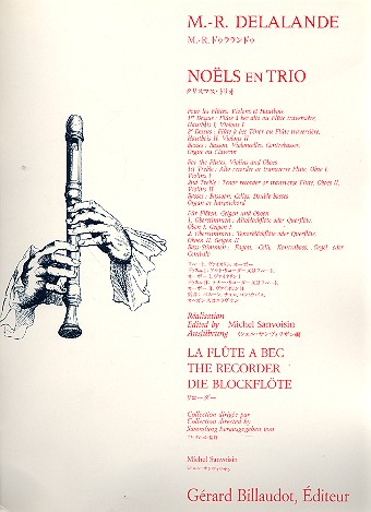 Noels en trio  pour 2 instruments (flûtes, violons, hautbois) et piano (orgue)  