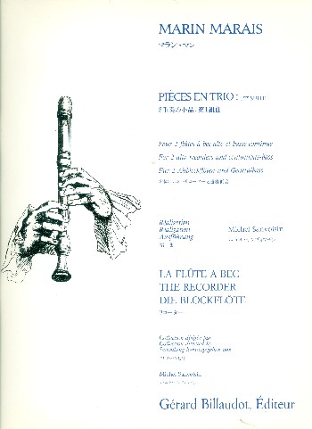 Pièces en trio  pour 2 flûtes à bec alto et bc  