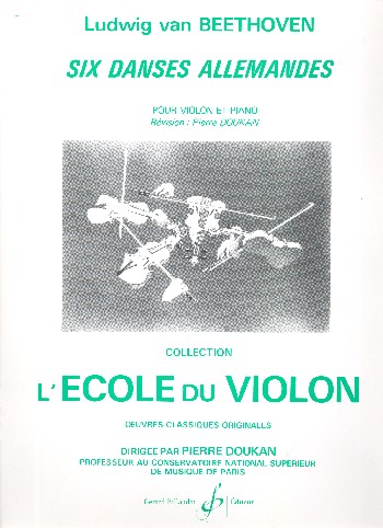 6 Danses Allemandes  pour violon et piano  