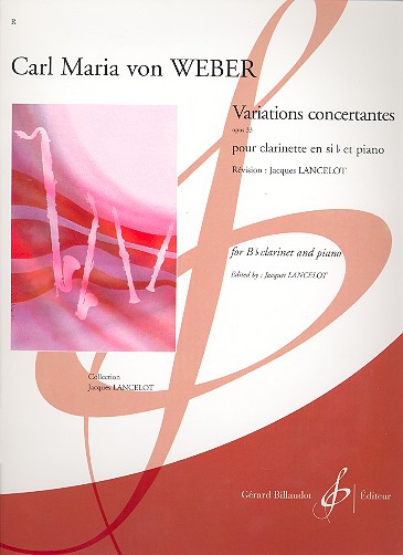 Variations concertantes op.33 pour&nbsp;&nbsp;clarinette et piano&nbsp;&nbsp;