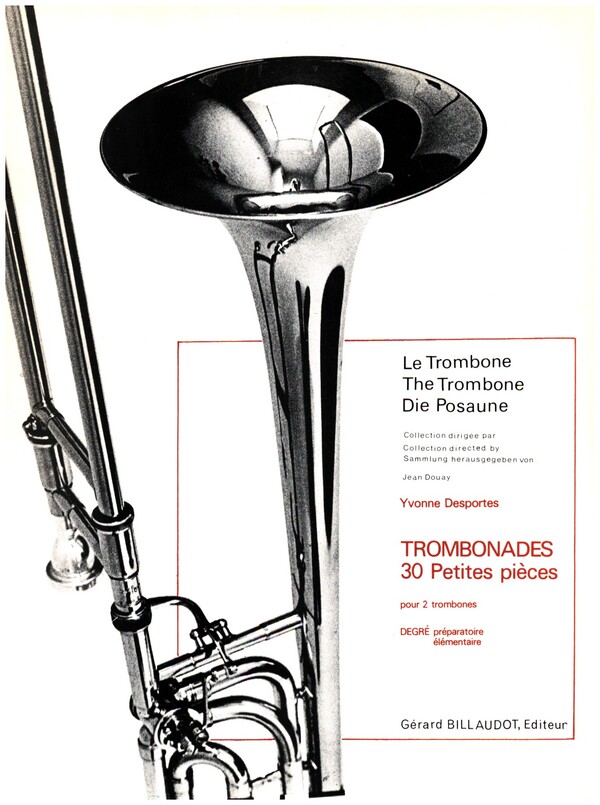 Trombonades - 30 petite pieces&nbsp;&nbsp;pour 2 trombones&nbsp;&nbsp;