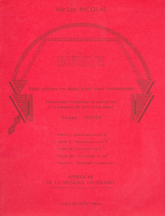 Bipiste vol.2: pour 2 instruments en ut&nbsp;&nbsp;clé de fa&nbsp;&nbsp;