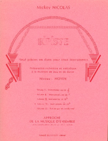 Bipiste vol.4&nbsp;&nbsp;pour 2 instruments en mib&nbsp;&nbsp;partition