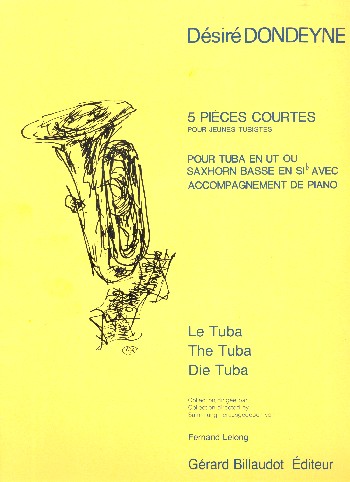 5 Pièces courtes pour jeunes tubistes  pour tuba et piano  