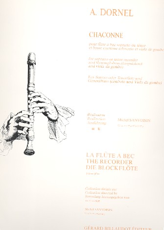 Chaconne  pour flute à bec soprano ou ténor et bc  