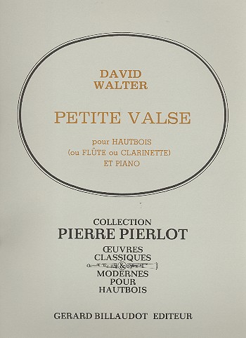 Petite valse pour hautbois (clarinette/flûte)&nbsp;&nbsp;et piano&nbsp;&nbsp;