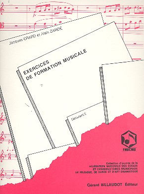 Exercices de formation musicale&nbsp;&nbsp;débutant 2&nbsp;&nbsp;