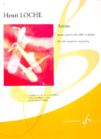 Arioso&nbsp;&nbsp;pour saxophone alto et piano&nbsp;&nbsp;