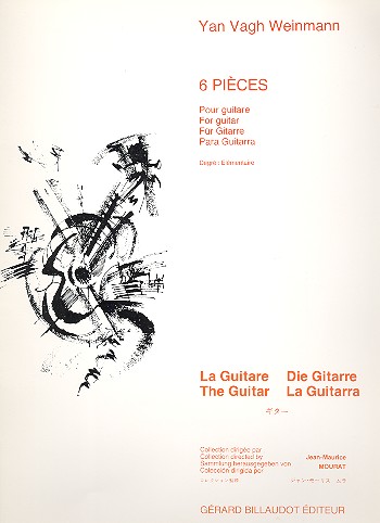 6 Pièces&nbsp;&nbsp;pour guitare seule&nbsp;&nbsp;
