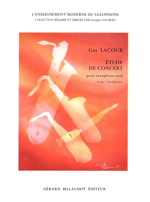 Étude de Concert&nbsp;&nbsp;pour saxohone&nbsp;&nbsp;
