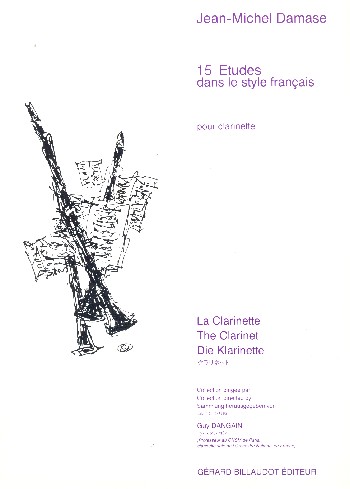 15 Etudes dans le style francais  pur clarinette  