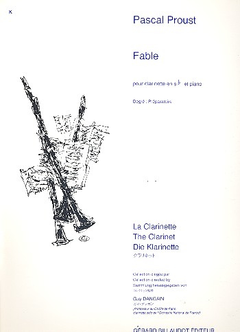 Fable pour clarinette et piano&nbsp;&nbsp;&nbsp;&nbsp;