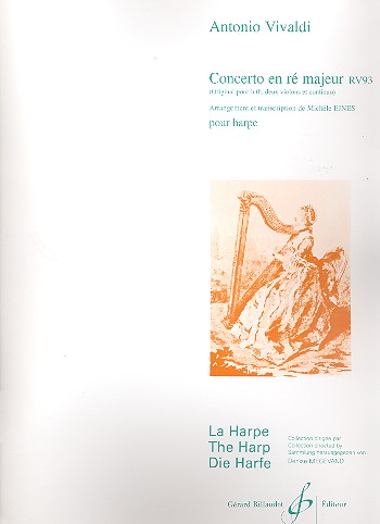 Concerto en ré majeur RV93 pour harpe&nbsp;&nbsp;&nbsp;&nbsp;