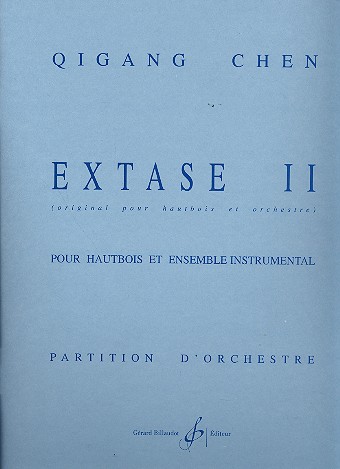 Extase II pour hautbois et ensemble&nbsp;&nbsp;partition&nbsp;&nbsp;