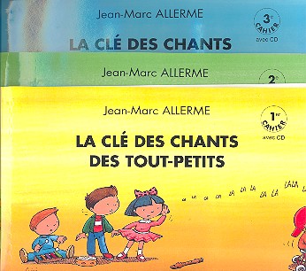 La clé des chant tout-petits vol.1-3 (+CD's)&nbsp;&nbsp;&nbsp;&nbsp;